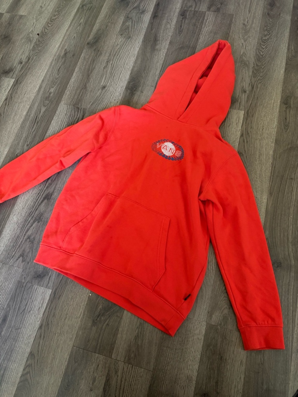 Vans Bright orange Hoodie with Central Graphic
